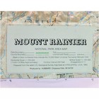 Mount Rainier National Park Raised Relief Map  Unframed
