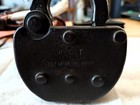 Vtg Antique 1920s  Kanas City Terminal K t c Adlake Lock Obsolete