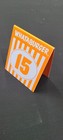 Individual Whataburger Restaurant Table Tent Number 15 - Modern Glossy Cleaned
