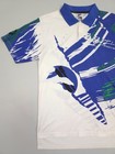 90s Nike Challenge Court Andre Agassi Tennis Polo Shirt     White Blue Fits Xs  S