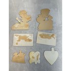 Vintage Valentine Cards Lot 7 Mechanical Die Cut Postcard Antique Moving Parts