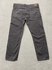 Revtown Automatic Jeans Men Actual Size 42x31 Canvas Brown Straight Side Pocket