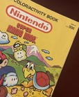 Vtg 1989 Nintendo Super Mario Bros Video Game Coloring   Activity Book See Pics