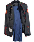 Usmc Medium Dress Blue Uniform Set - Cap  Jacket  Belt  Pants  measurements In D