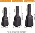  3 4 Size 36 Inch Acoustic Guitar Case Soft  Acoustic Guitar Bag 0 3 Inc