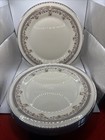 Vintage Lenox Lace Point Dinner Plates Set Of 5