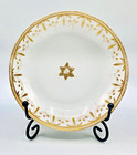 Antique 19thc Gold Neoclassical Demitasse Can Cup Saucer 443 Porcelain 6pt Star