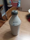 Antique Salt Glazed Stoneware Bottle Walker s Root Small Hairline Along The Base