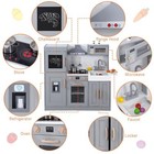 Large Cooking Pretend Play Kitchen Sets Kids Wooden Playset Toys Gifts