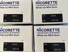 4 Boxes 640 Piece Bundle Nicorette 2mg Nicotine Stop Smoking Gum White Ice Mint 