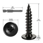  10 X 1  100 Pcs  Modified Truss Head Wood Screws  Phillips Drive Quick Metal   