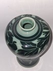 Vintage Korean Celadon Meiping Green Vase Peony Flower Motif  8 