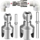 2pcs Integrated Internal   External Pipe Threading-tool pvc Pipe Threader Kit
