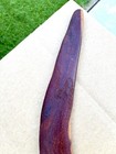 Vintage Australian Wooden Boomerang     Handcrafted Mulga Wood  Beautiful Patina