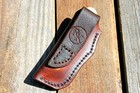 Custom Leather Knife Sheath For 4  Trapper T2 