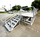 16  Long X 8  Wide Aluminum Stage Trailer Event Concert Church Show  8499  Obo