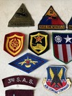 Vintage Military Patch Collection Lot Of  34  Air Force Army Tank Divisions Rare