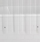 Clear Shower Curtain Liner Anti-bacterial Peva 70x71 Water Repellent Mainstays