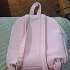 My Melody Sanrio Floral Faux Leather Small Mini Backpack Pink white Zip