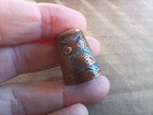 7 Vintage Antique Sewing Thimbles Some W  Enamel   Unique Designs