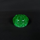 Vaseline Uranium Glass Flower Frog Glows Uv Green Vintage 13 Holes