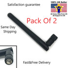  2-pack  Rp-sma Antenna For Wifi 2 4ghz 5ghz Wireless Router Or Card 2x