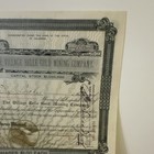 The Village Belle Gold Mining Company Circulated Stock Certificate 100 Shares Co