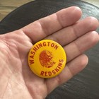 Vintage 1960 s Washington Redskins Football Fan Pin Button Pinback Very Clean