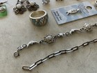 Sterling Lot Necklaces Navajo Bracelet Rings Earrings Acid Earth Magnet Tested