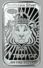 2014 Scottsdale  1  Troy Oz  Niue Island 999 Fine Silver Bar In Capsule   Carded