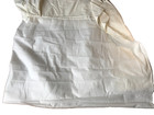 Levinsohn Queen Size 60  X 80  Bed Skirt Cream White Dust Ruffle 14 Inch Drop