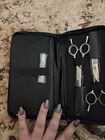 Olivia Garden Silkcut 635 6in Stainless Hair Cutting   Thinning Shears Set Case