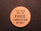 Athol Springs  New York Wooden Nickel Token - Enser Mobil Products Auto Coin