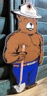 Vintage Smokey Bear 10    Prevent Forest Fires Porcelain Sign Gas Oil Service