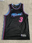 Nwt Nike Miami Heat Dwayne Wade Miami Vice Swingman Jersey Size 52 Xl Black