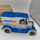 Vtg Diecast 1913 Model T Delivery Truck Locking Coin Bank In Original Box