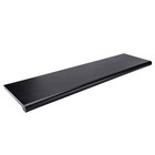 Sswbasics Bullnose Black Injection Molded Shelf - 13 In W X 48 In L