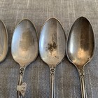 Teas Spoon Charter Oak 1847 Rogers Bro Vintage 1906 Acorn Set Of 5