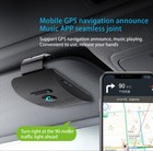 Bluetooth Handsfree Car Sun Visor Wireless Speakerphone Speaker For Cell Phone