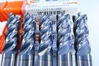 Lot   5 Pcs    Imco 1 2  Pow-r-feed Carbide 68132 End Mills  030  Radius Tools