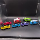 Lot Of 7 Melissa And Doug Wooden Cars And 11 Other Wooden Vehicles