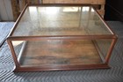Antique J a  Hughes Boston Glass Display Case General Store Counter Showcase