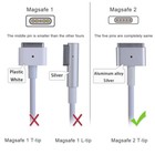 60w Ac Power Adapter Mag-2 T Tip Charger For Macbook Pro 13  A1435 A1502 A1425