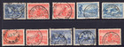 1936 2d Red   3d Blue Submarine Telephone Cable Australia Town Cancels X 30