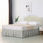 New Elastic Bed Skirt Dust Ruffle Easy Fit Wrap Around Twin Full Queen King Size