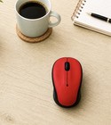 Logitech Comfort Wave K350 Red Wireless Keyboard M325 Combo Unifying Receiver