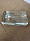 Cigar Ashtray Pipe Holder Large Clear Heavy Glass Crystal - Gift Idea