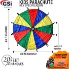 Kids Play Parachute Rainbow Parachute Toy Tent Game For Children Gymnastics C   