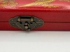 Vintage Chinese Abacus In Decorative Red   Gold Box W  Manual