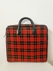 1970 s - Vintage Plaid Picnic Set - Thermos Containers   Lunch Box